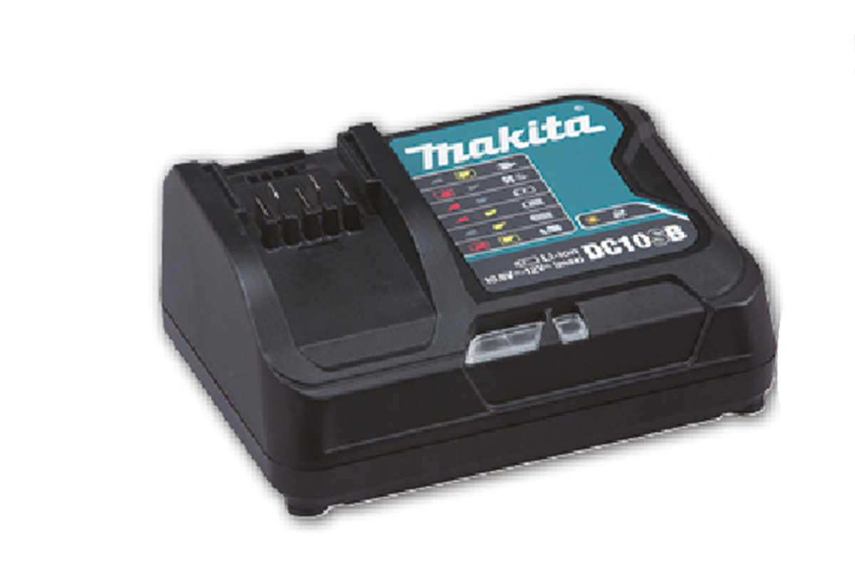 Στη φωτογραφία απεικονίζεται ο ταχυφορτιστής της Makita